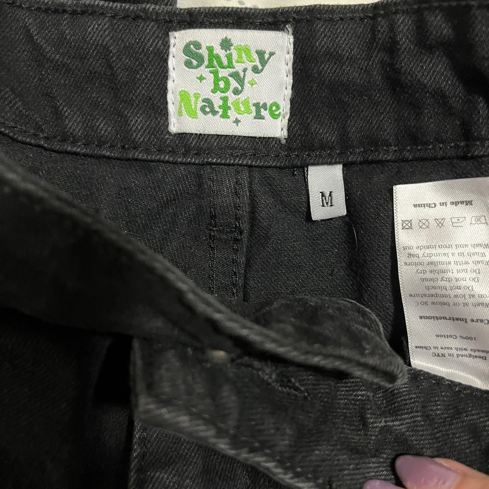 Shiny By Nature Solving The Jeans Problem black jeans